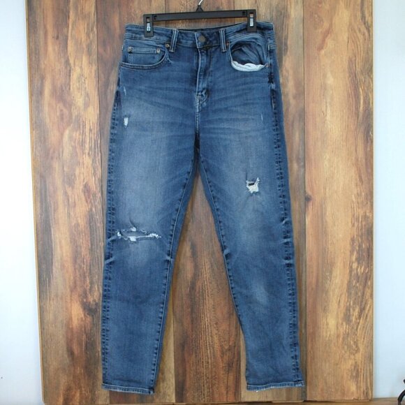 American Eagle Men's Next Level AirFlex Dad Jean Distressed Jeans 34x32   -mw9h - Picture 2 of 7